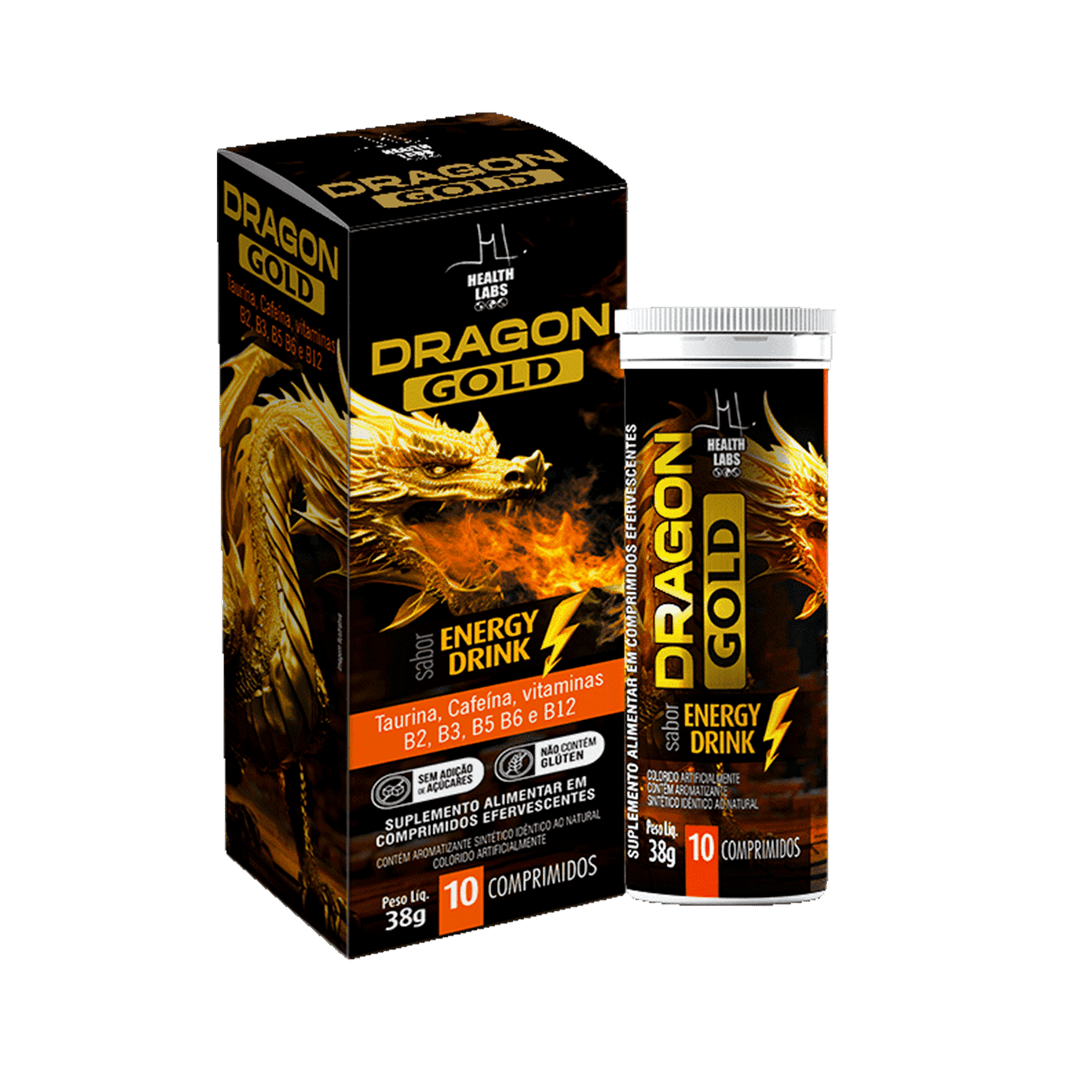 DRAGON GOLD 12 TUBETES C/10COMP.ENERGY DRINK