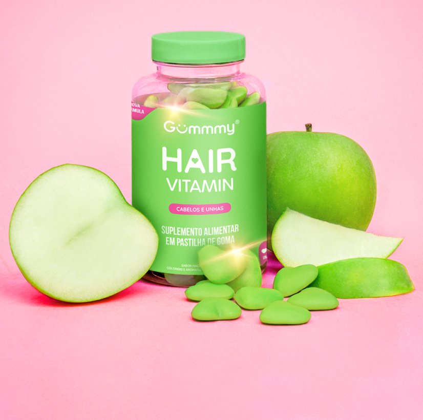 Gummy Hair Zero açucar vegano 180G