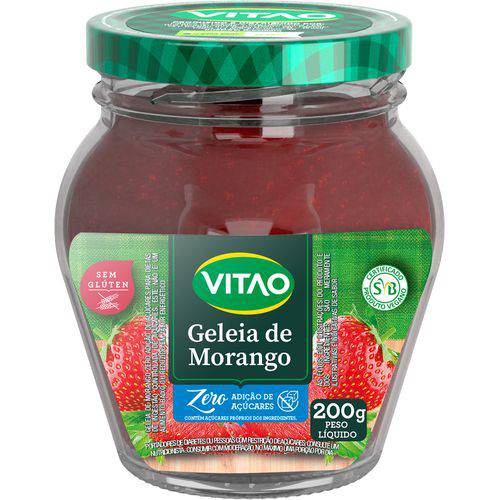 Geleia Zero Morango Vitao
