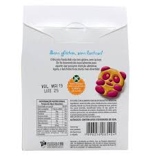 Biscoito Panda Kids Leite C/Morango 100g Natural Life