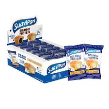 Bolinho proteico zero açúcar 12x55g sabor baunilha | Suavipan