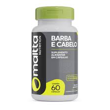 Barba e Cabelo 500mg 60 cápsulas | Maltta