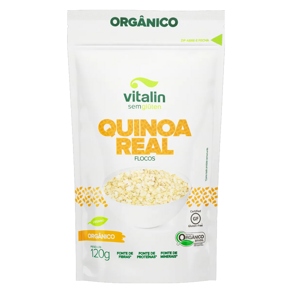 QUINOA REAL FLOCOS ORGANICO VEGANO S/GLUTEN 120G