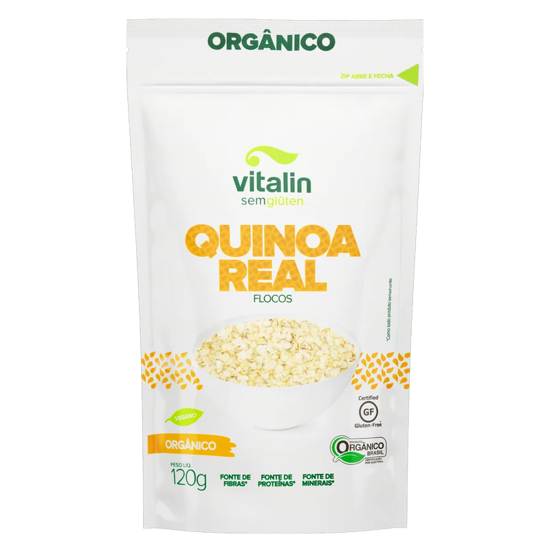 QUINOA REAL FLOCOS ORGANICO VEGANO S/GLUTEN 120G