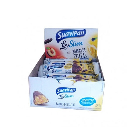 Barra De Frutas ( Açaí, chocolate zero, quinoa ) 24 unidades 20g Suavipan