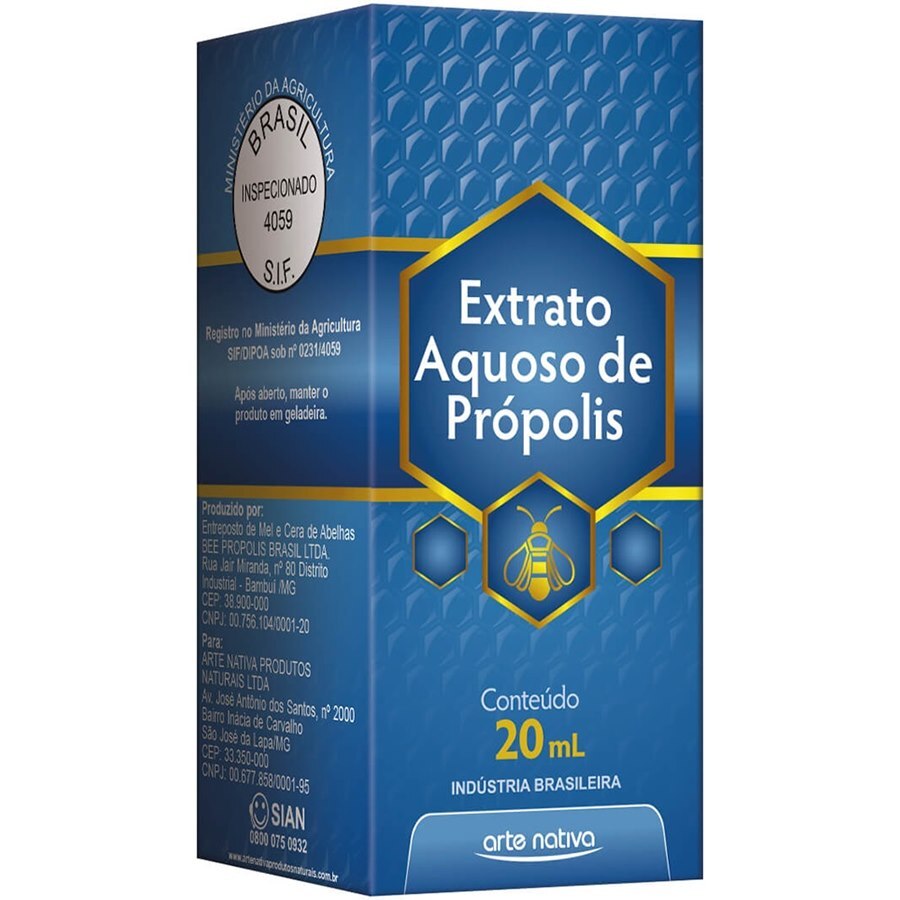 Extrato Aquoso De Propolis 20Ml