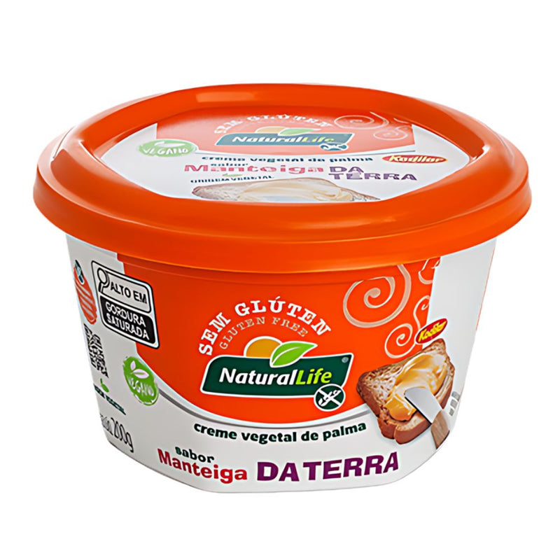 Creme Vegetal De Palma Sem Gluten 200 g Manteiga Da Terra