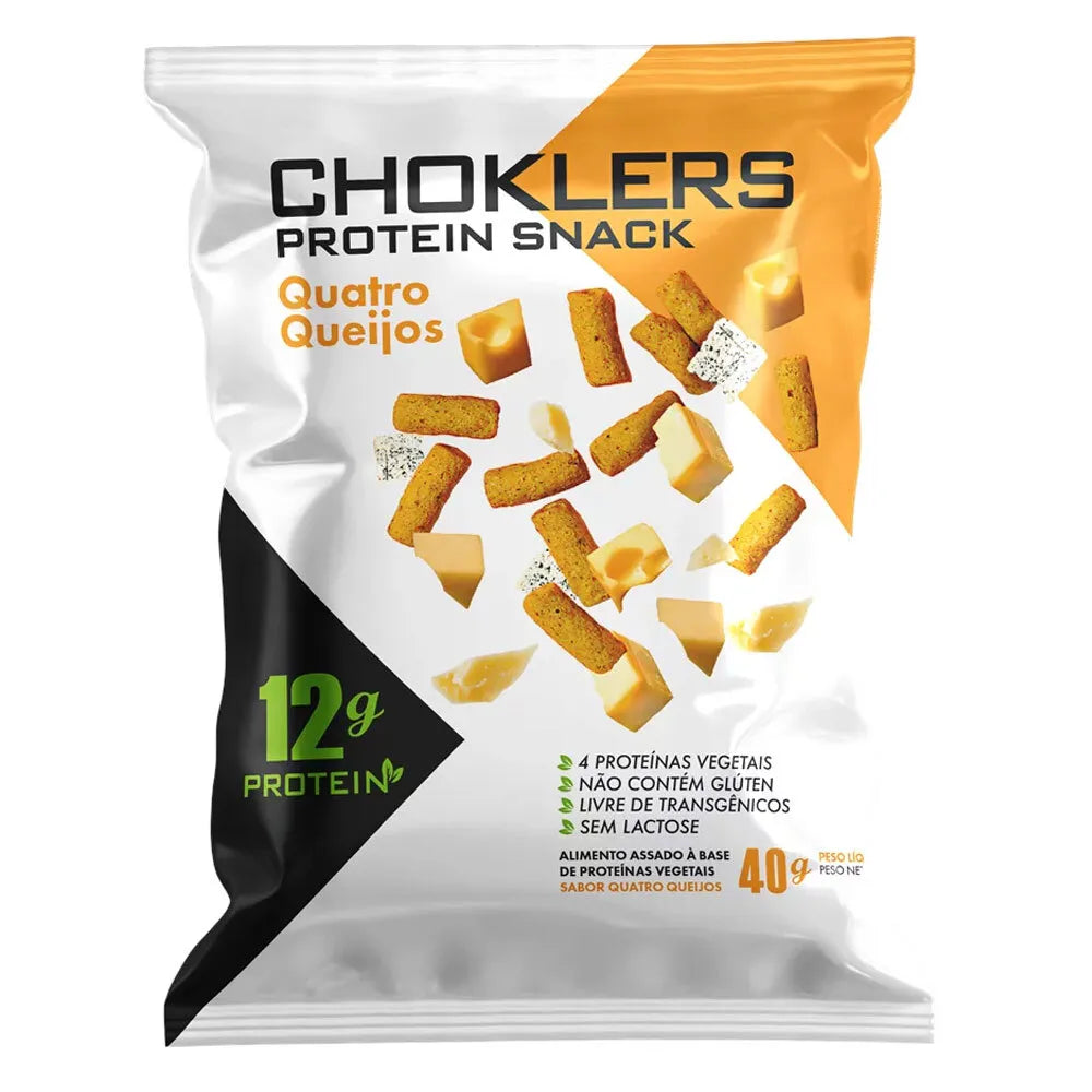 Choklers Protein Snack 40g sabor Quatro Queijos | Mix Nutri