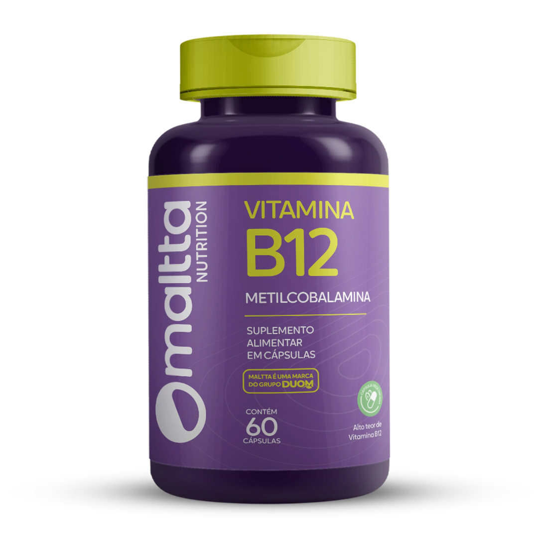 Vitamina B12 metilcobalamina 60 cápsulas | Maltta