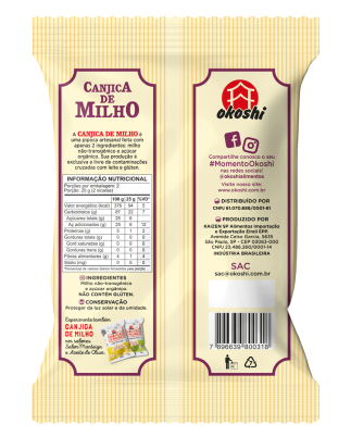 Canjica de Milho com Açúcar Orgânico Hikage