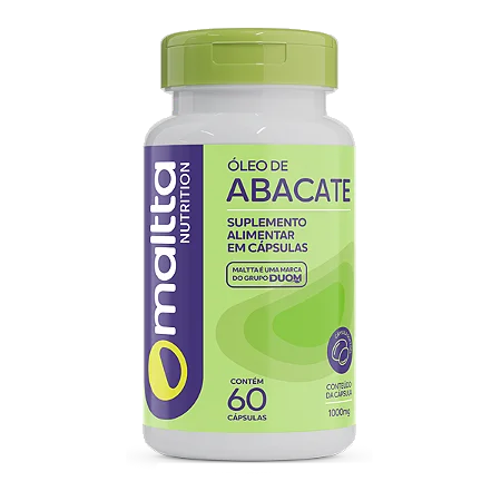 Óleo de Abacate 1000mg 60 cápsulas | Maltta