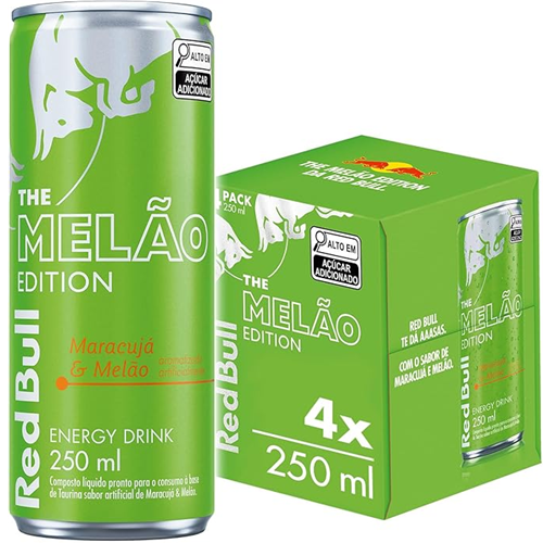 RED BULL THE MELAO 4X250ML MARACUJA E MELAO
