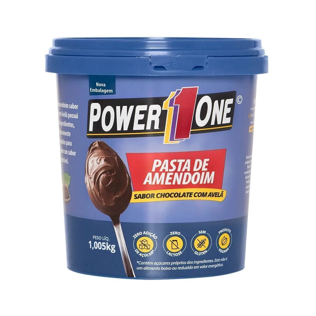 Pasta de Amendoim Chocolate com Avelã - 1005g - Power One