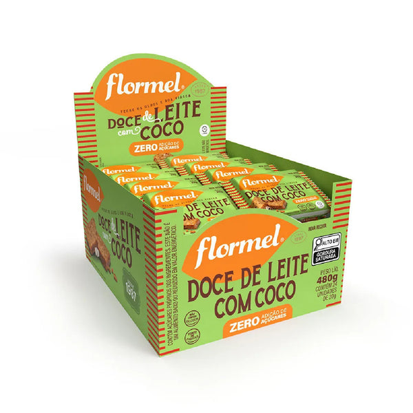 DOCE DE LEITE ZERO 24X20G COM COCO