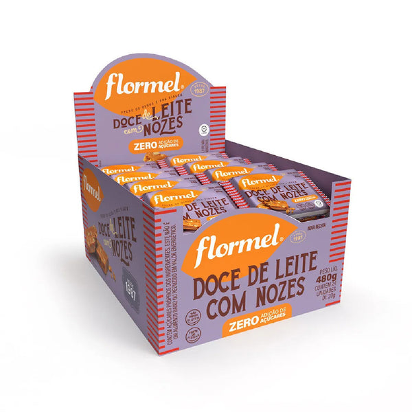 DOCE DE LEITE ZERO 24X20G C/NOZES