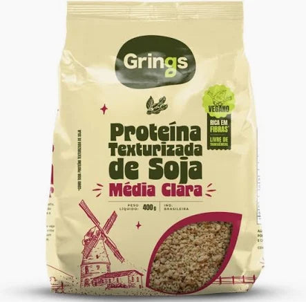 Proteina Soja Media Clara 400g Grings