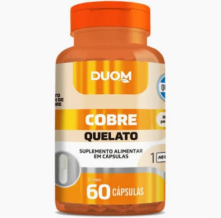Cobre Quelato 60 cápsulas | Duom