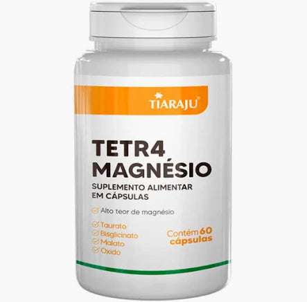Tetra Magnesio 60 cápsulas | Tiaraju