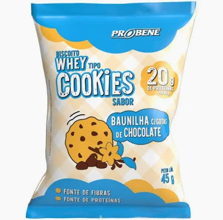 COOKIE WHEY PROTEICO 45G BAUN.C/GOTAS DE CHOC.