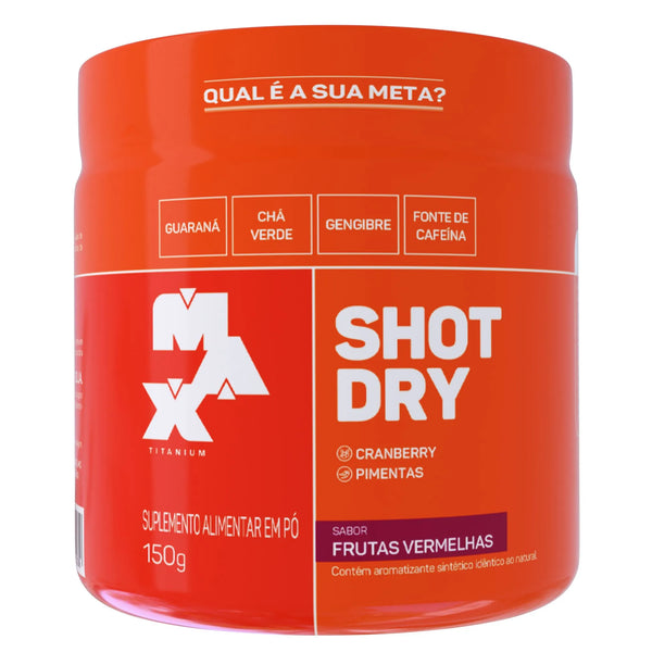 Shot Dry Frutas Vermelhas 150g - Pote