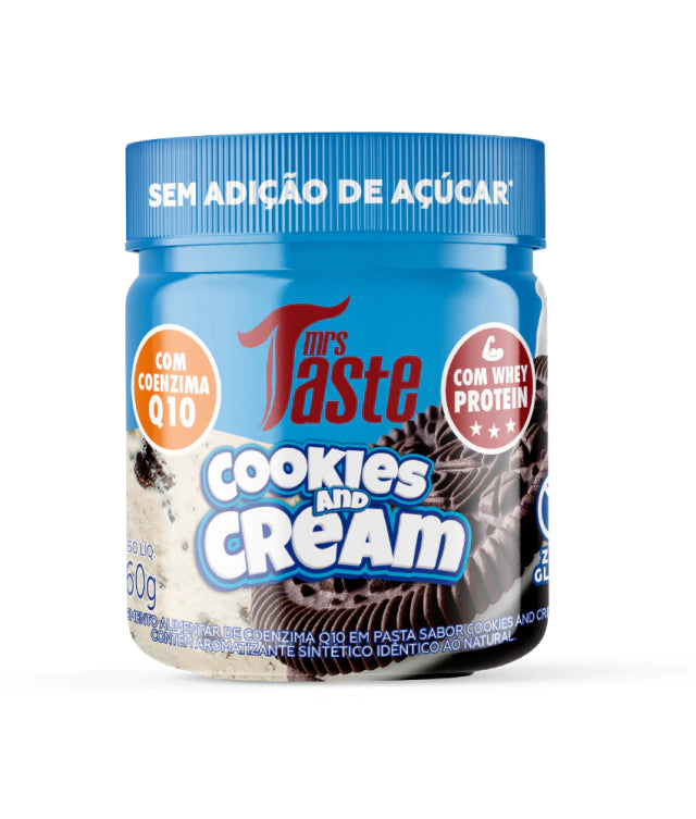 Creme Cookies And Cream C/ Coenzima Q10 160g Mr Taste