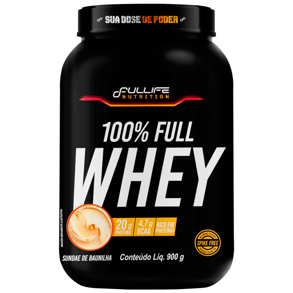 100% Full Whey sabor baunilha 900g | Fullife Nutriti