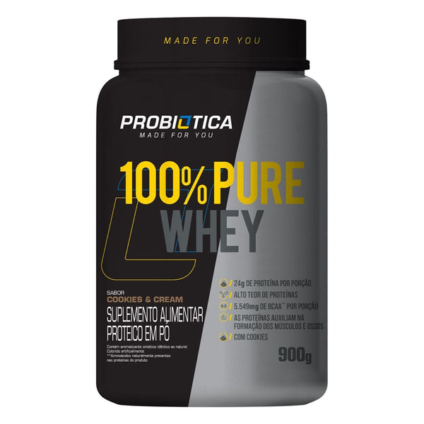 WHEY 100% PURE SC.900G COOKIES E CREAM