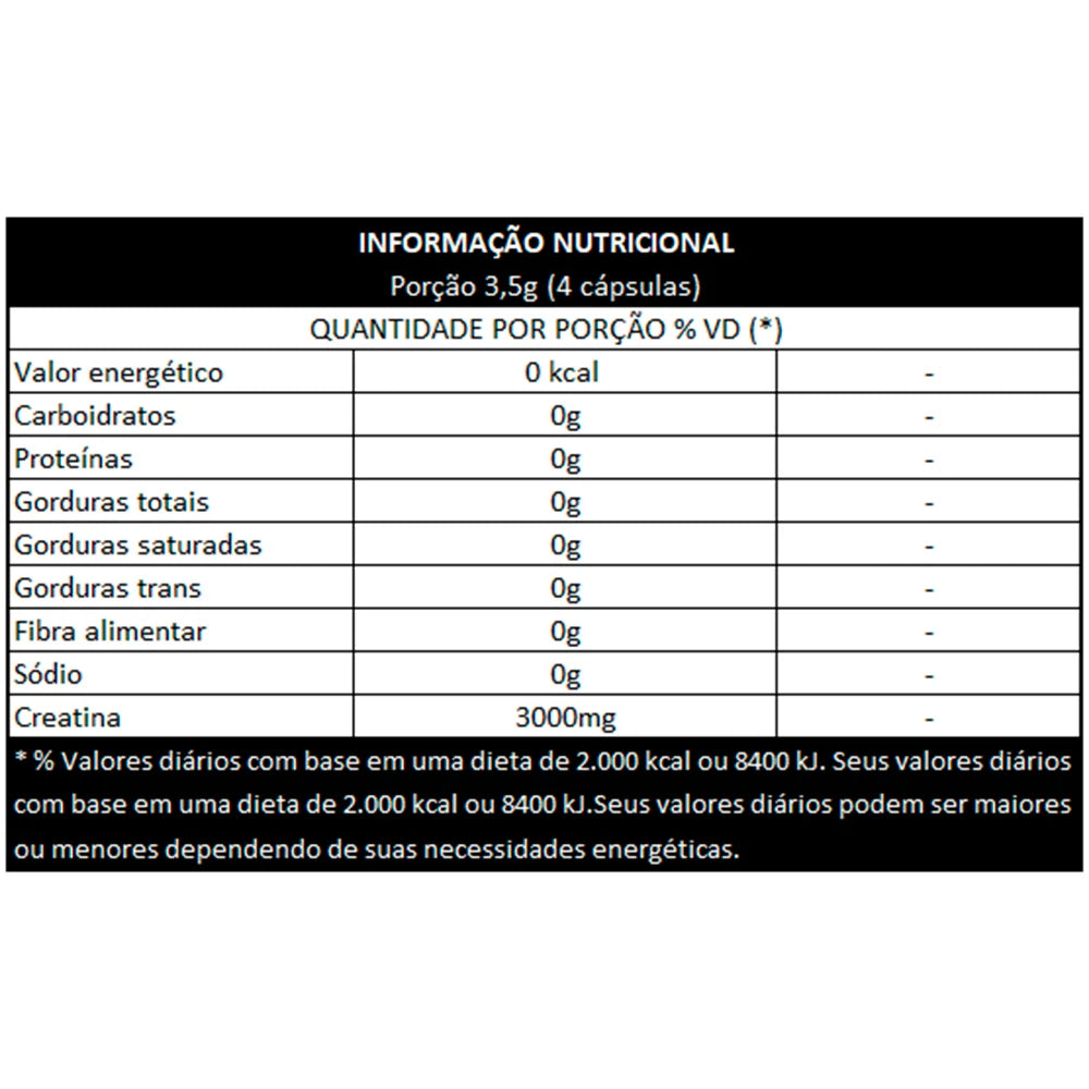 Creatina 100% Pura 120 Cápsulas IntegralMedica