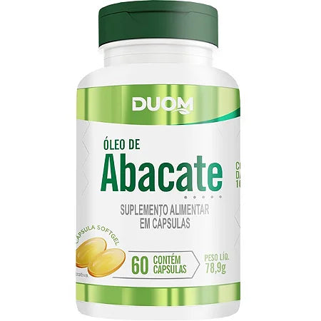 OLEO DE ABACATE 1000MG 60CPS