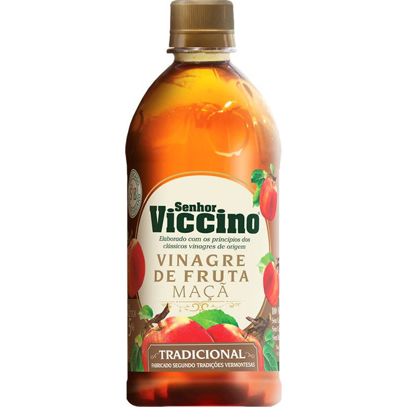 Vinagre De Maçã Viccino Tradicional 500ml Almaroni