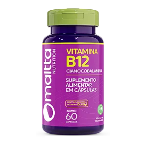 Vitamina B12 60 cápsulas 450mg | Maltta