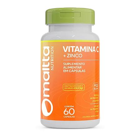 Vitamina C + Zinco 60 cápsulas | Maltta