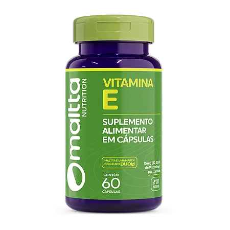 Vitamina E (1 ao dia) 60 cápsulas | Maltta