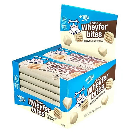CHOCO WHEYFER BITES PROT.ZERO ACUCAR 12X35G CHOC.BRANCO